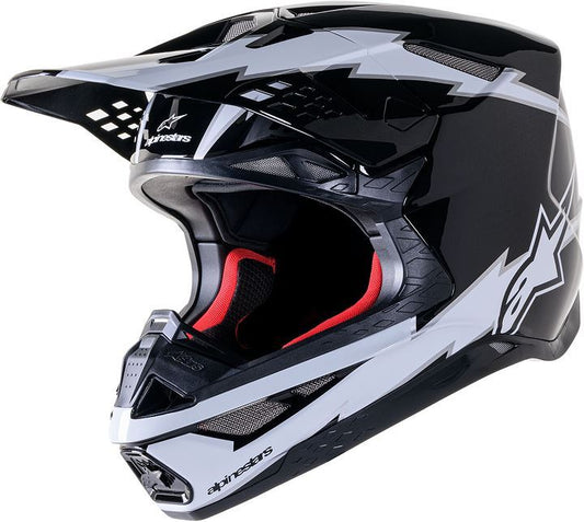 ALPINESTARS Supertech M10 White & Black Ampress MX Helmet