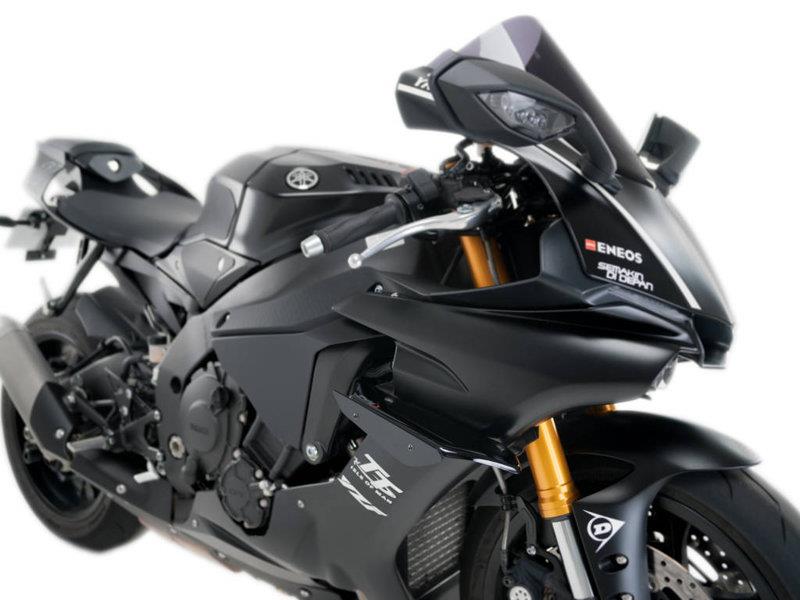 PUIG Sport Downforce Spoilers Black for Yamaha YZF R1/M 15-19 9766N