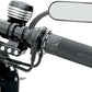 Arlen Ness Micro-Mirror Black Powder-Coated Screw-In Convex Oval Right 13-413