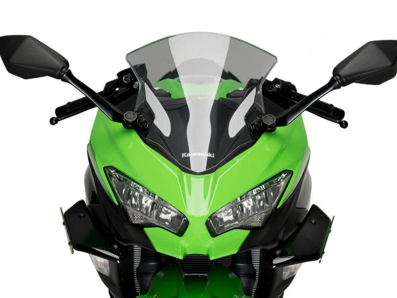 PUIG Sport Downforce Spoilers Red for Kawasaki Ninja 400 18-24 3172R