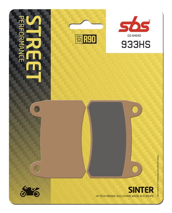 Sbs HS Street Sintered Front Brake Pads For Benelli TRK 251 2015-2023 933HS
