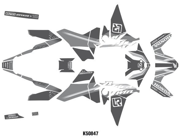 UNIRACING Decal Kit AFRICA TWIN REPLICA K50847