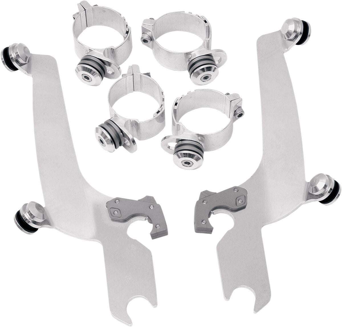 Memphis Shades Sportshield Trigger-Lock Complete Mount Kit For Harley Davidson FXDWG 1690 ABS Yamaha XV 1900 C 06-17 MEM8929