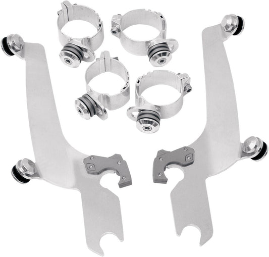 Memphis Shades Sportshield Trigger-Lock Complete Mount Kit For Harley Davidson FXDWG 1690 ABS Yamaha XV 1900 C 06-17 MEM8929
