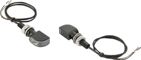 Daytona LED Turn Signal Pair ECE Approved Bolt-On Black D-Light Indicator 80758