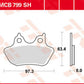 Trw SH Series Rear Brake Pads For Harley FLHRSE4 1800 2006-2008 MCB799SH