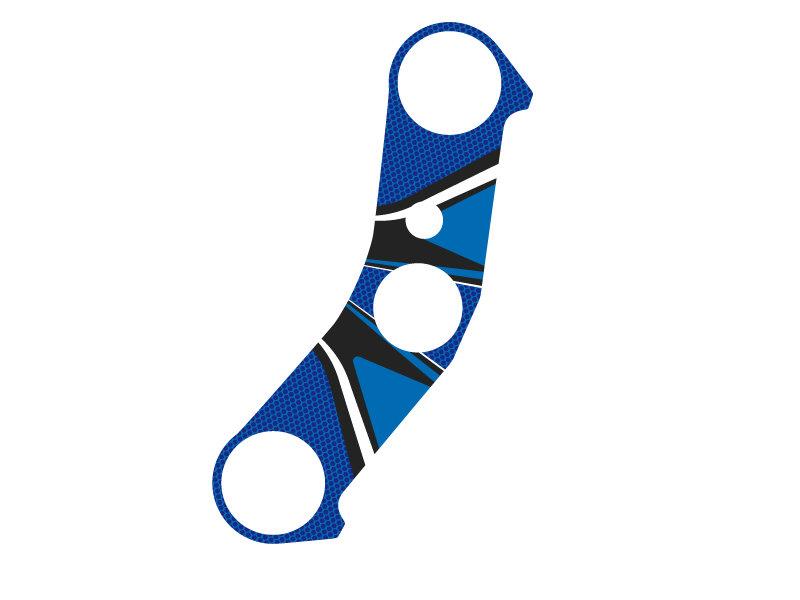 PUIG Radikal Yoke Protector Blue for Yamaha YZF R1 04-06 6924A