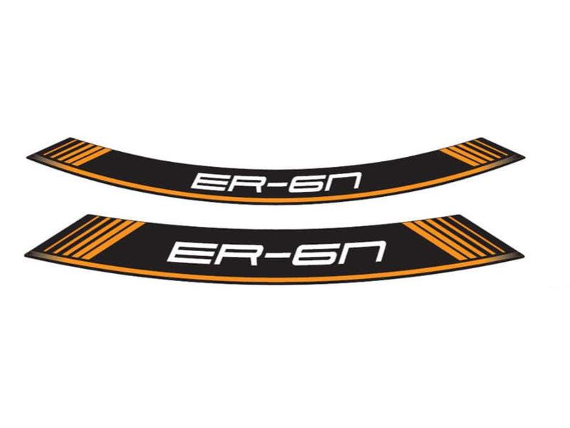 Puig Wheel Rim Stickers Orange 22004T
