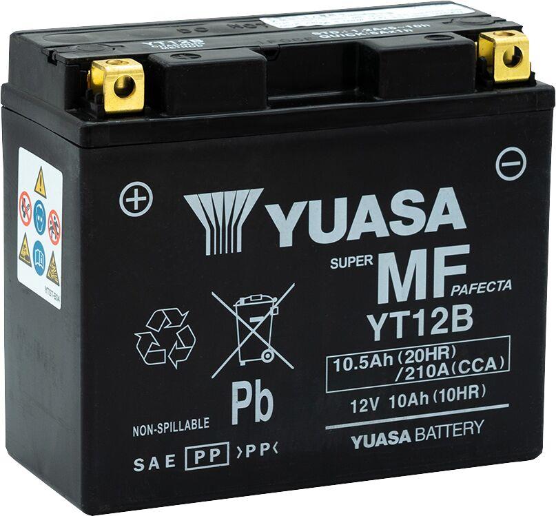 Yuasa Maintenance-Free Battery For Ducati Diavel V4 1200 1998-2026 YT12B(WC)