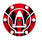 Puig Radikal Fuel Cap Protector Red 4256B