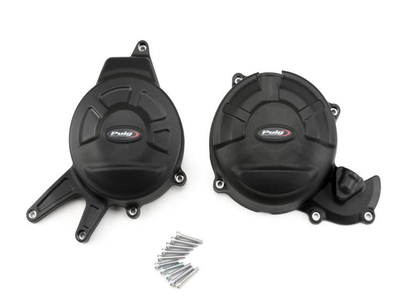 Puig Engine Cover Track for Championship Black 8911H