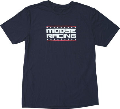 Moose Racing T-Shirt All-American Navy