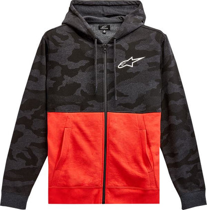 Alpinestars Camo Block Hoodie Red Black