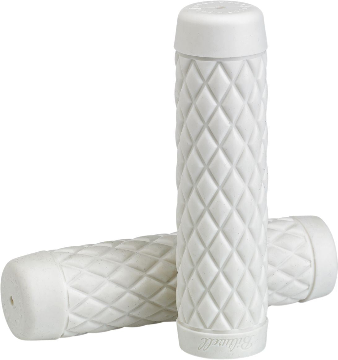 Biltwell Grips Torker 7/8″  22mm White Fit Harley V-Twin