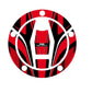 Puig Radikal Fuel Cap Protector Red 4257V