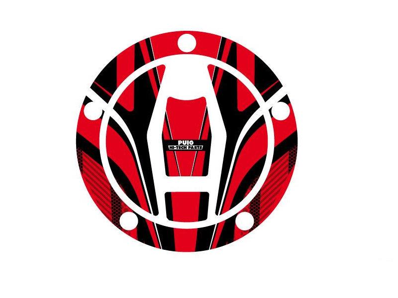 Puig Radikal Fuel Cap Protector Red 4257V