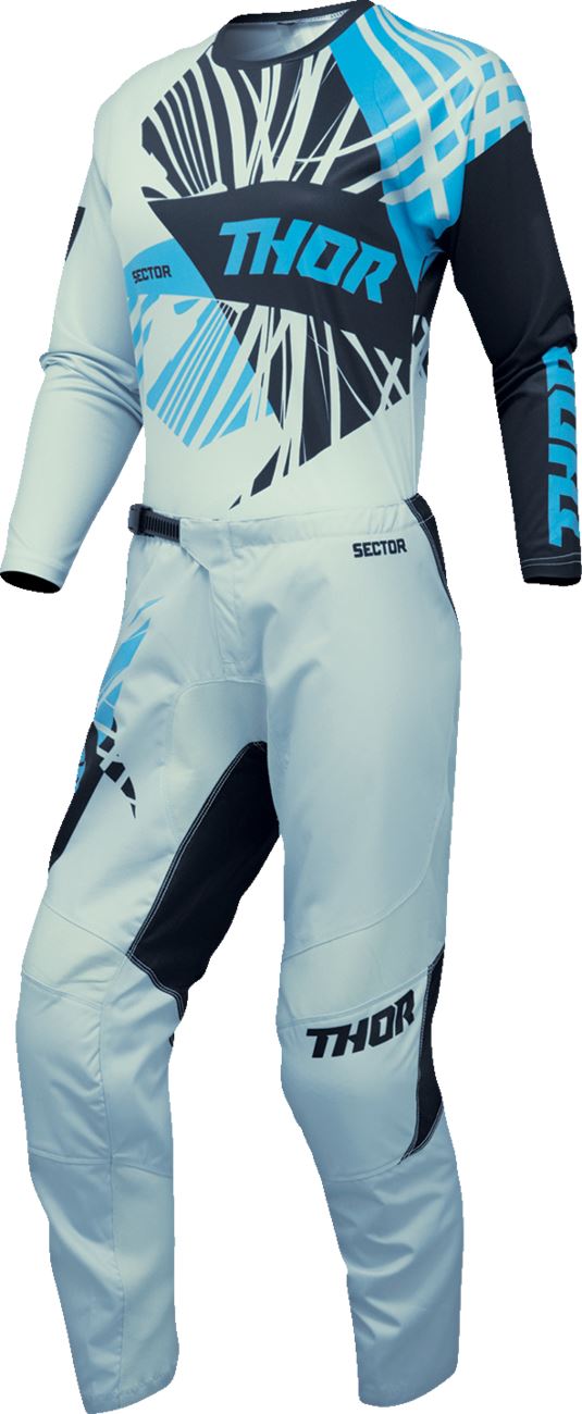 Thor Jersey Womens Sector Split White/Blue 24 Model