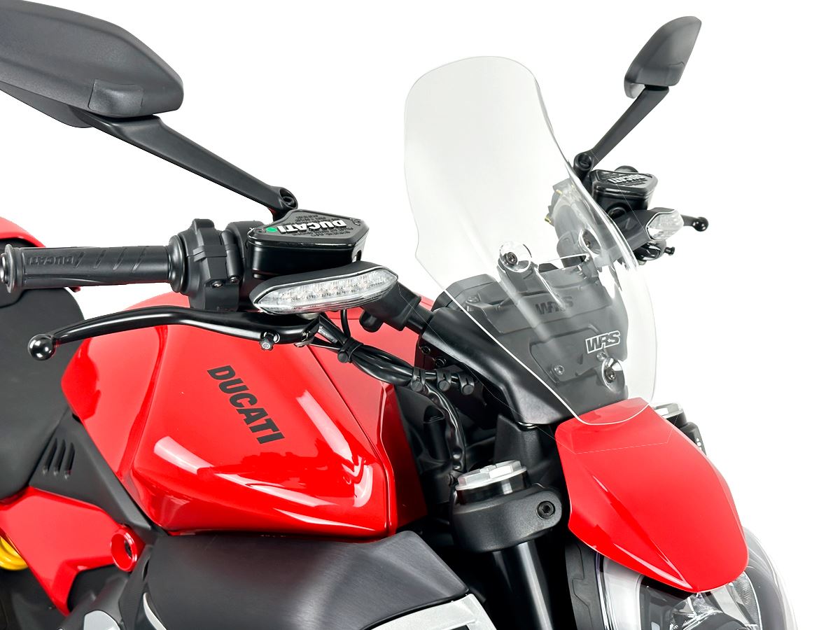 WRS Windscreen Tour Ducati Diavel V4 Clear Du029t