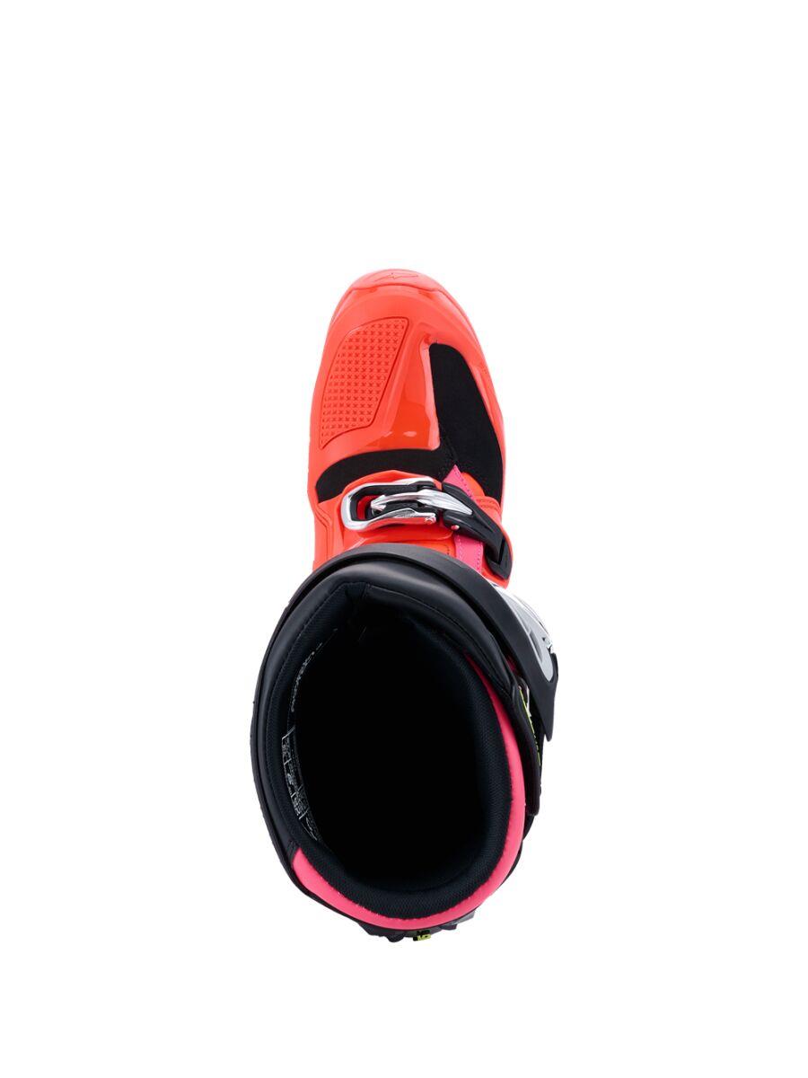 ALPINESTARS Tech 7 Boots BLK/RD FLUO/PINK 2025 Model