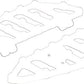 Arlen Ness MX Billet Floorboards Grey Aluminum For HD FLHCS 1868 65-24 410-013