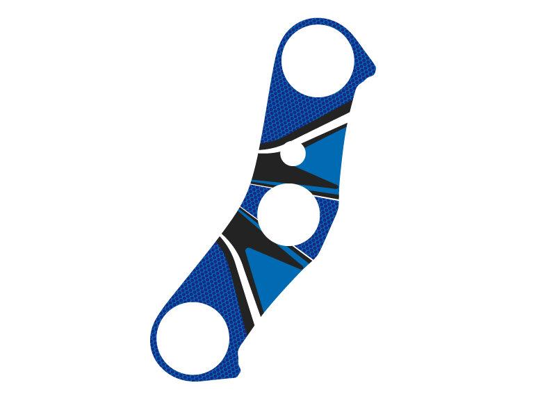 PUIG Radikal Yoke Protector Blue for Yamaha YZF R1 07-08 6928A