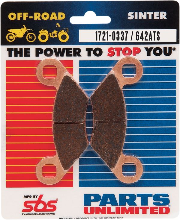 Sbs All-Terrain Sintered Brake Pads For Polaris Ranger RZR 800 1988-2014 642ATS