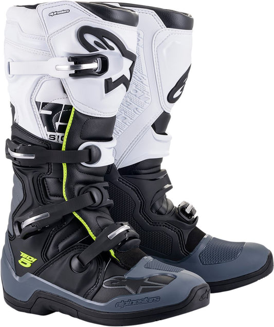 Alpinestars Tech 5 Boots Black Yellow Green White