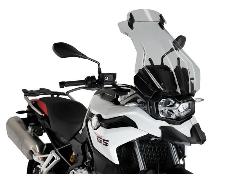 Puig Touring Screen Plus With Extender Light Smoke 20344V