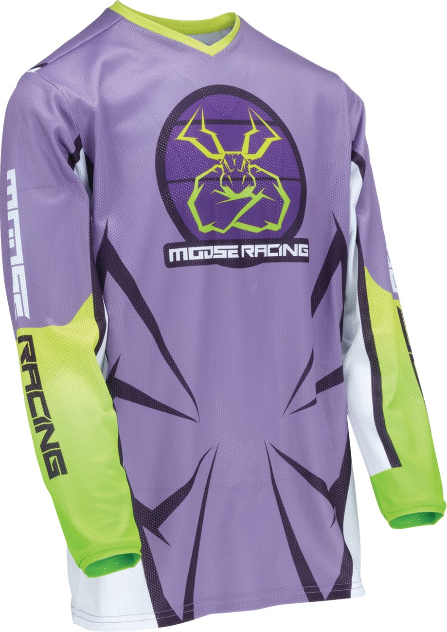 Moose Racing Soft-Goods Jersey Youth Agroid Purple/White 24 Model