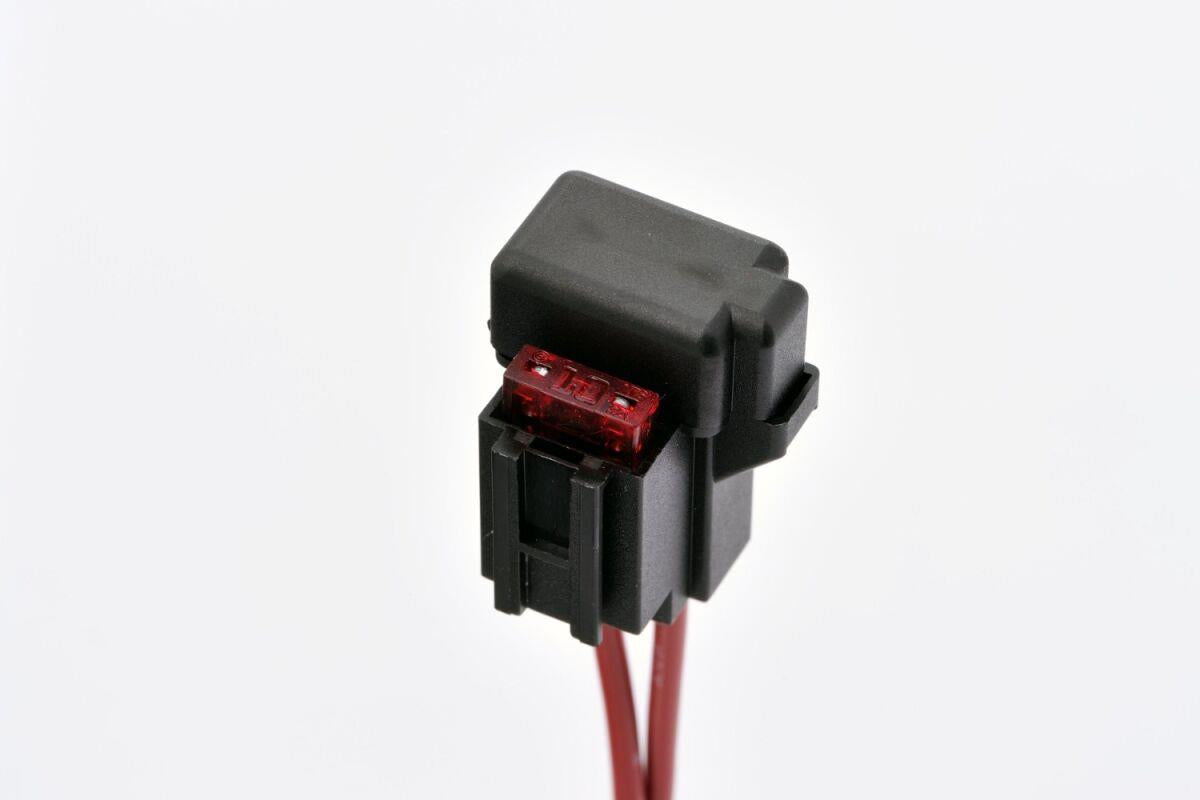 Daytona Mini Fuse Holder Set w/10A Fuse Black 24x30x24mm 2 Units 96231