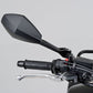 Daytona Black Right Side View D-MIRROR-12 Stem Set ECE-Approved Mirror 80722