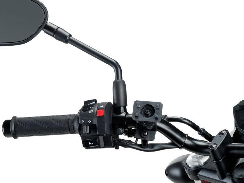 PUIG Handlebar Bracket For Phone Holder Black Universal 3534N
