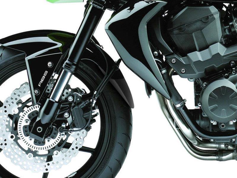 PUIG Front Fender Extender Black for Kawasaki Z750 07-12 5781N