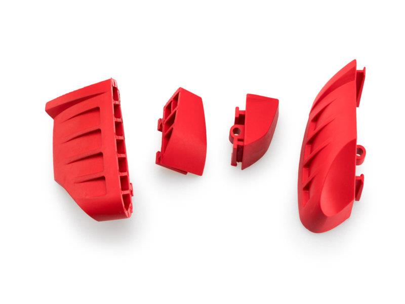 PUIG Rubber Sets For Frame Sliders Pro 2.0 Red Universal 20872R