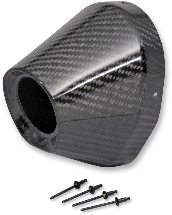 Pro Circuit Replacement End Cap Black Carbon Fiber Each PC4022-0001