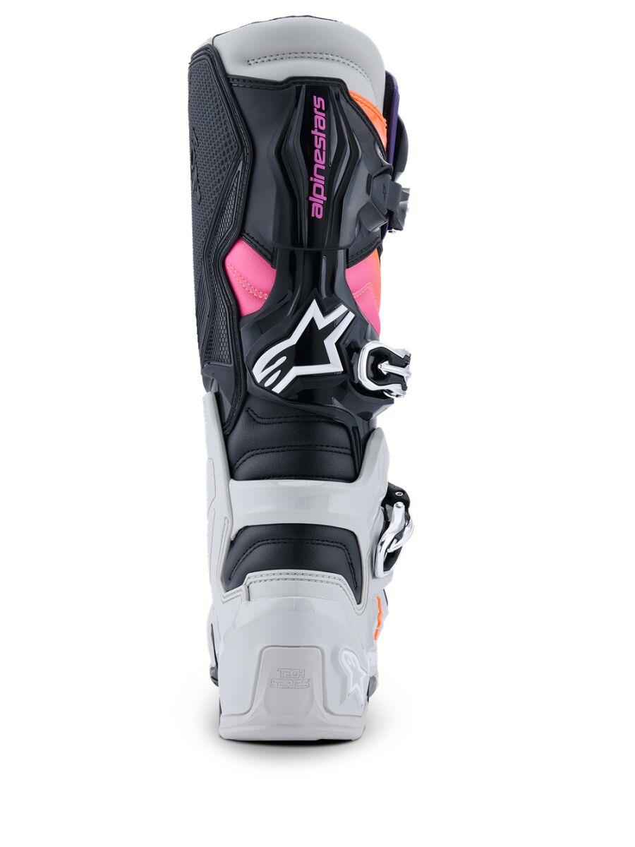 ALPINESTARS Tech 7 Boots BLK/GY/ORG FL/MAG 2025 Model