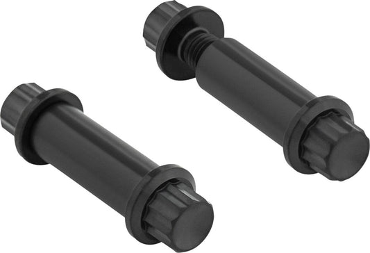 Arlen Ness Foot Peg Titanium 12-Point Bolt Kit Black Titanium Kit 300-801