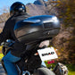 SHAD SH48 Top Box Black/Dark Grey inc Backrest And Carbon Cover D0B48306R