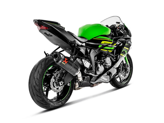 Akrapovic Slip-On Line Muffler CF For Kawasaki ZX-6 R 636 09-24 S-K6SO7-ZC