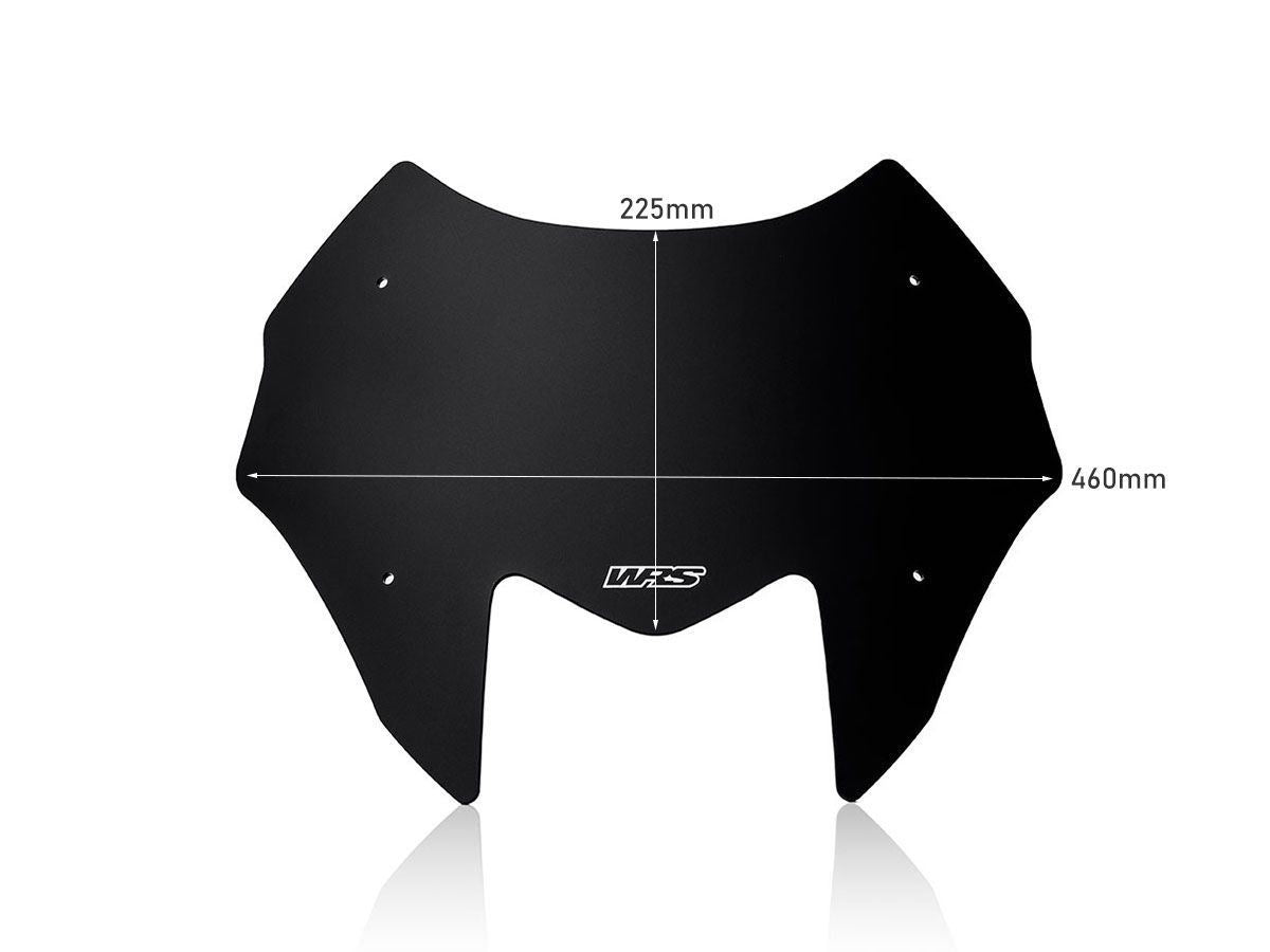 WRS Windscreen Sport Yamaha Tmax560 Matte Black Ya024no