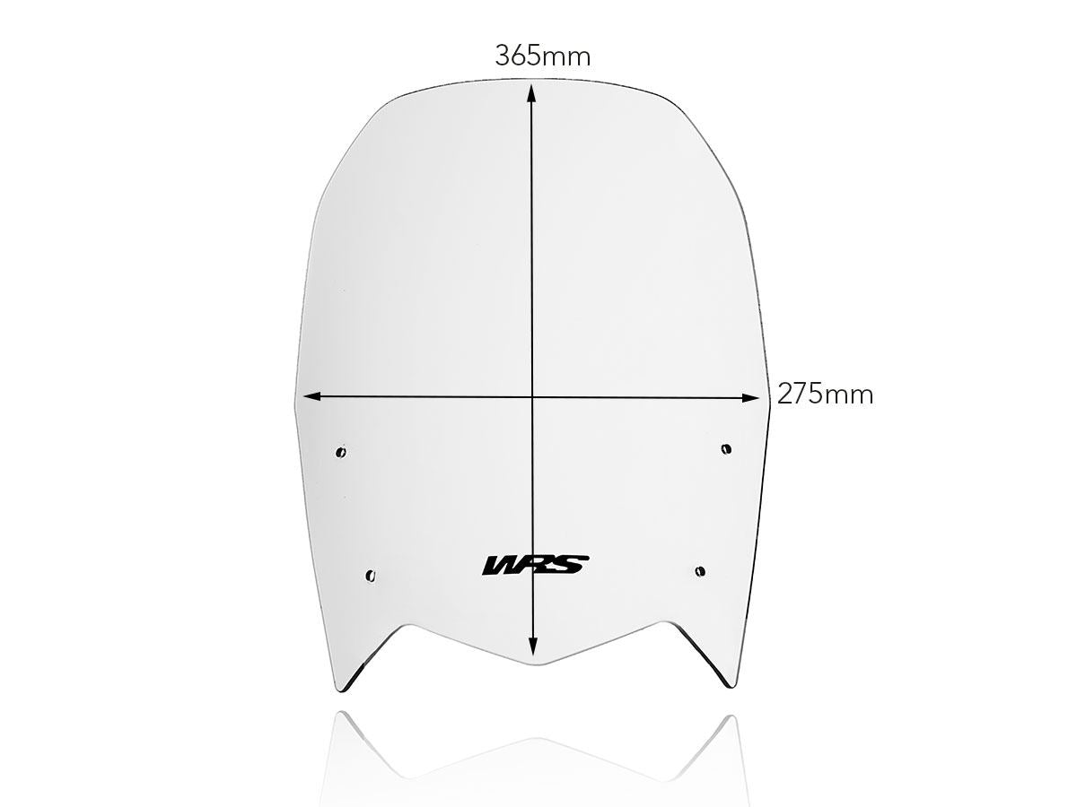 WRS Tour Windscreen Yamaha Ten700 Clear Ya015t