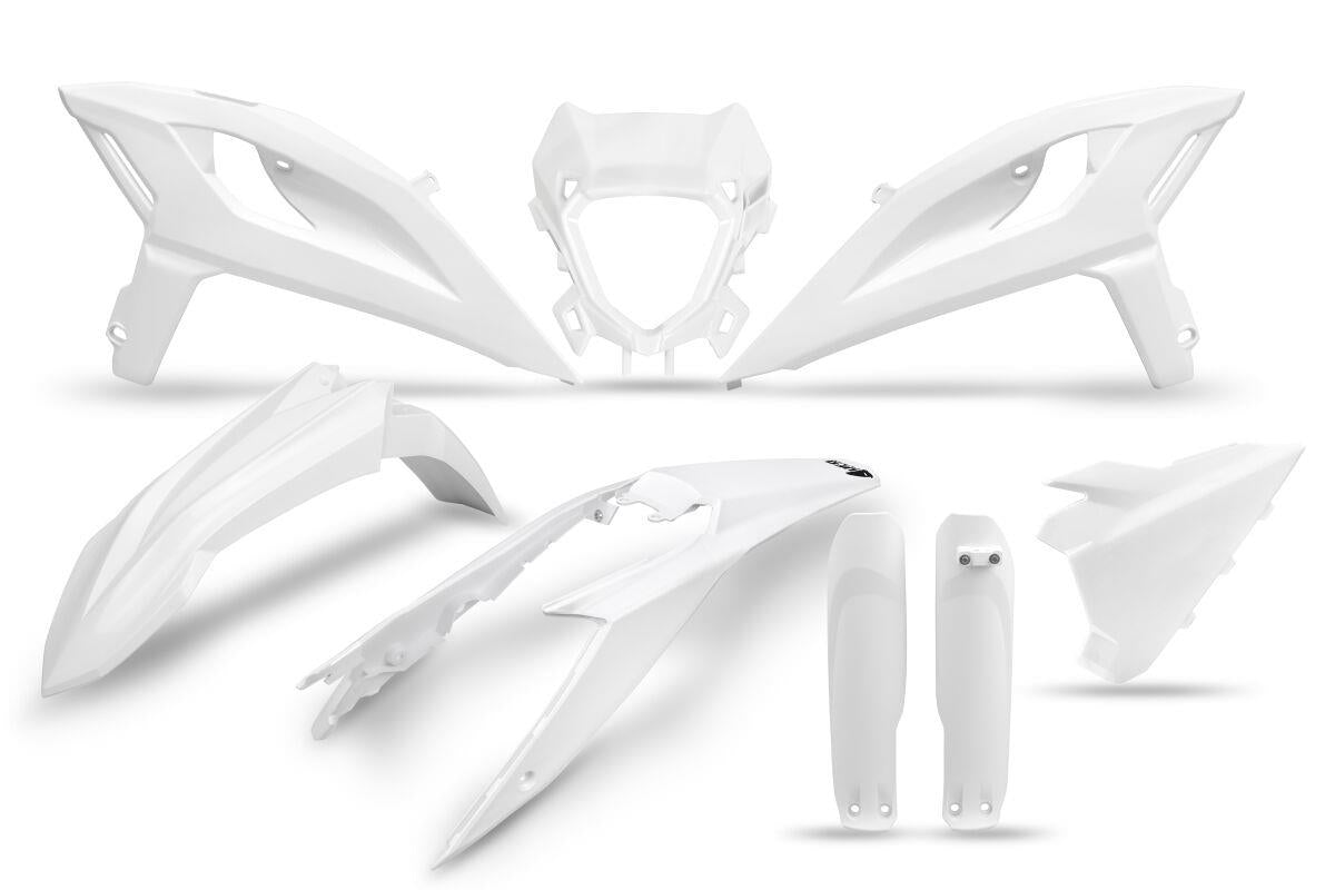 UFO Full Replacement Body Kit For Beta RR 250 2025-2026 White BEKIT802F@043