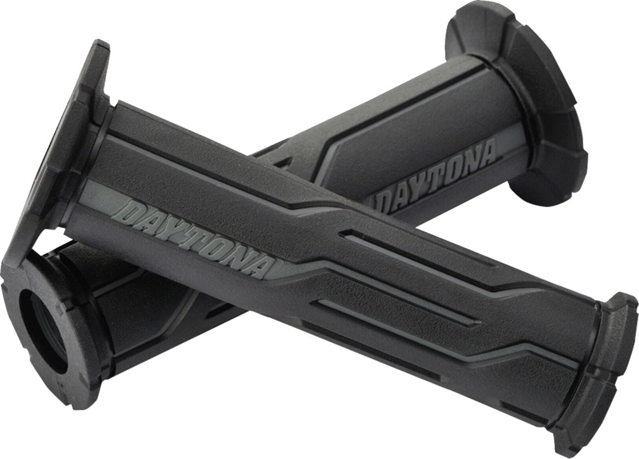 Daytona GRIPPYGRIP GGD-Line Grip by Gray 7/8 Handlebar Open Ends Pair 88769