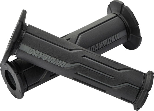 Daytona GRIPPYGRIP GGD-Line Grip by Gray 7/8 Handlebar Open Ends Pair 88769