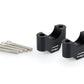 Puig 20mm Handlebar Risers For 32mm Bars Silver 7598H