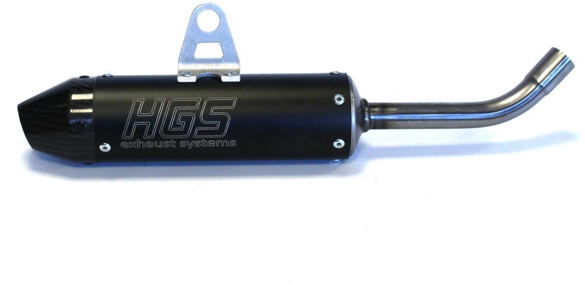 HGS Silencer For KTM SX 85 18-24 Black/Stainless Steel Xt-818-Scz