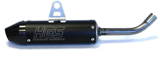 HGS Silencer For KTM SX 85 18-24 Black/Stainless Steel Xt-818-Scz