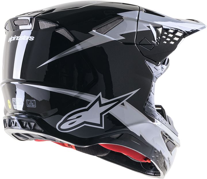ALPINESTARS Supertech M10 White & Black Ampress MX Helmet