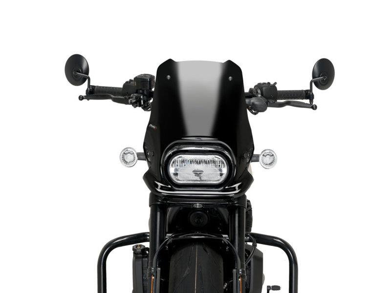 PUIG New Generation Sport Screen Black for Harley Davidson Sportster S RH1250S 21-24 21321N