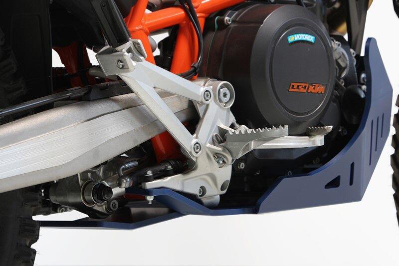 AXP Racing Skid Plate Blue One Piece For Husqvarna 701 2016-2024 Ax1699